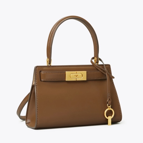 Sold💝💝Authentic Tory Burch Lee Radziwill Petite Bag🤎 - Picture 3 of 16